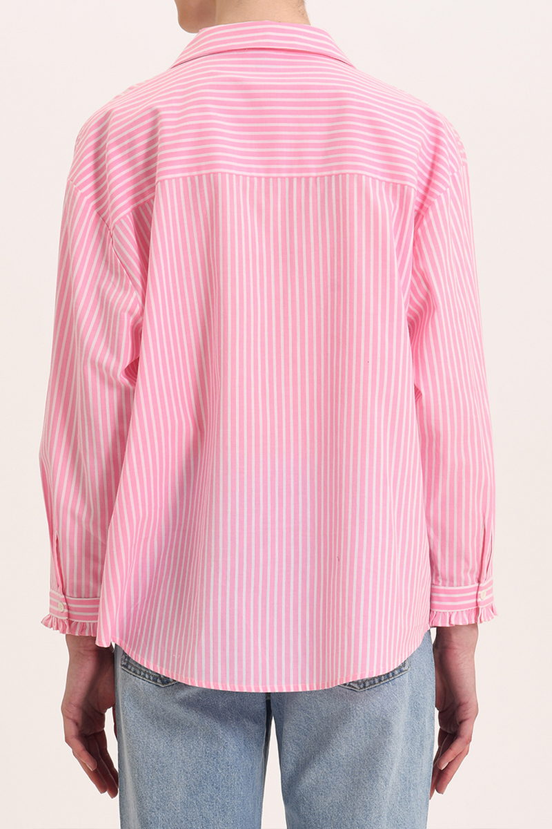 Alba Shirt - Pink Floss Stripe