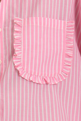 Alba Shirt - Pink Floss Stripe