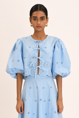 Amelia Blouse - Ciel Blue