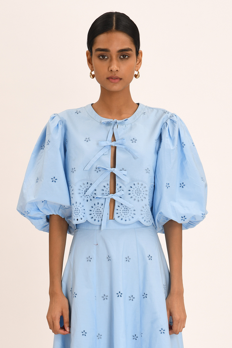 Amelia Blouse - Ciel Blue