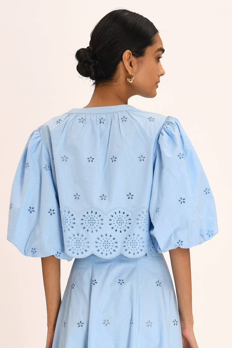 Amelia Blouse - Ciel Blue