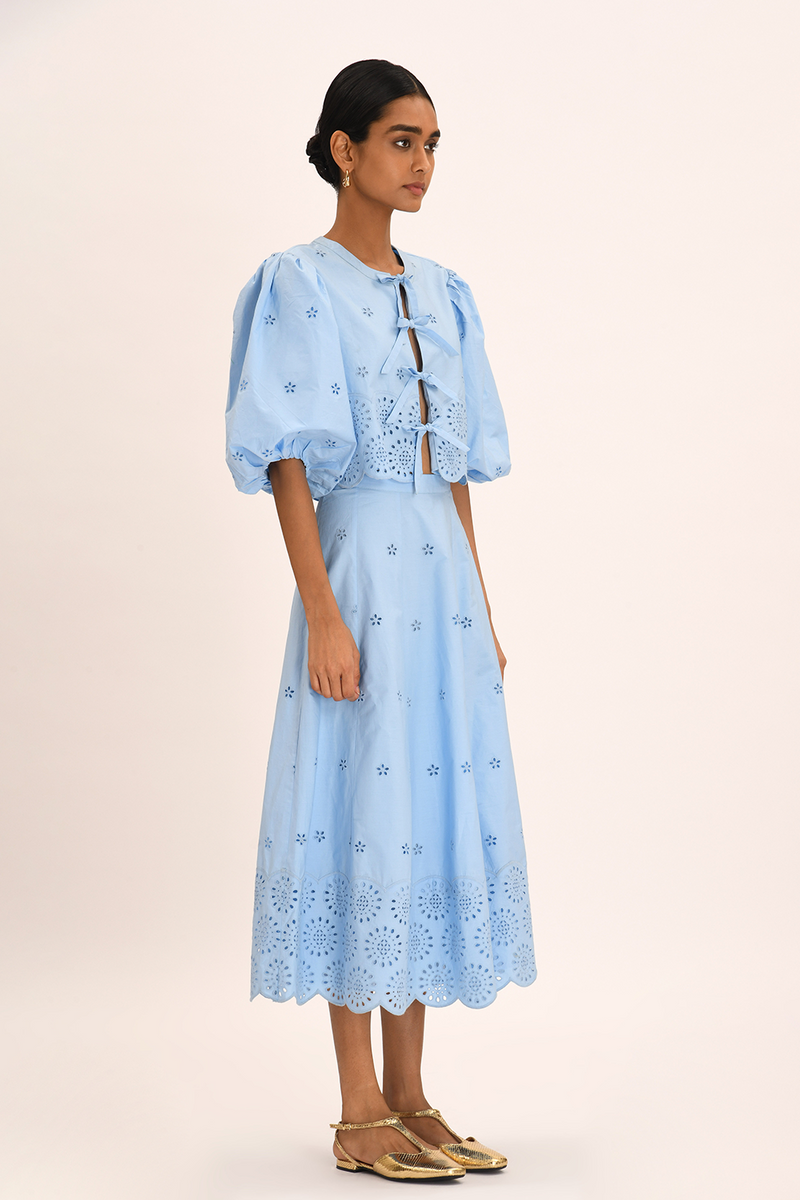 Amelia Skirt - Ciel Blue