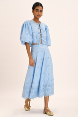 Amelia Skirt - Ciel Blue