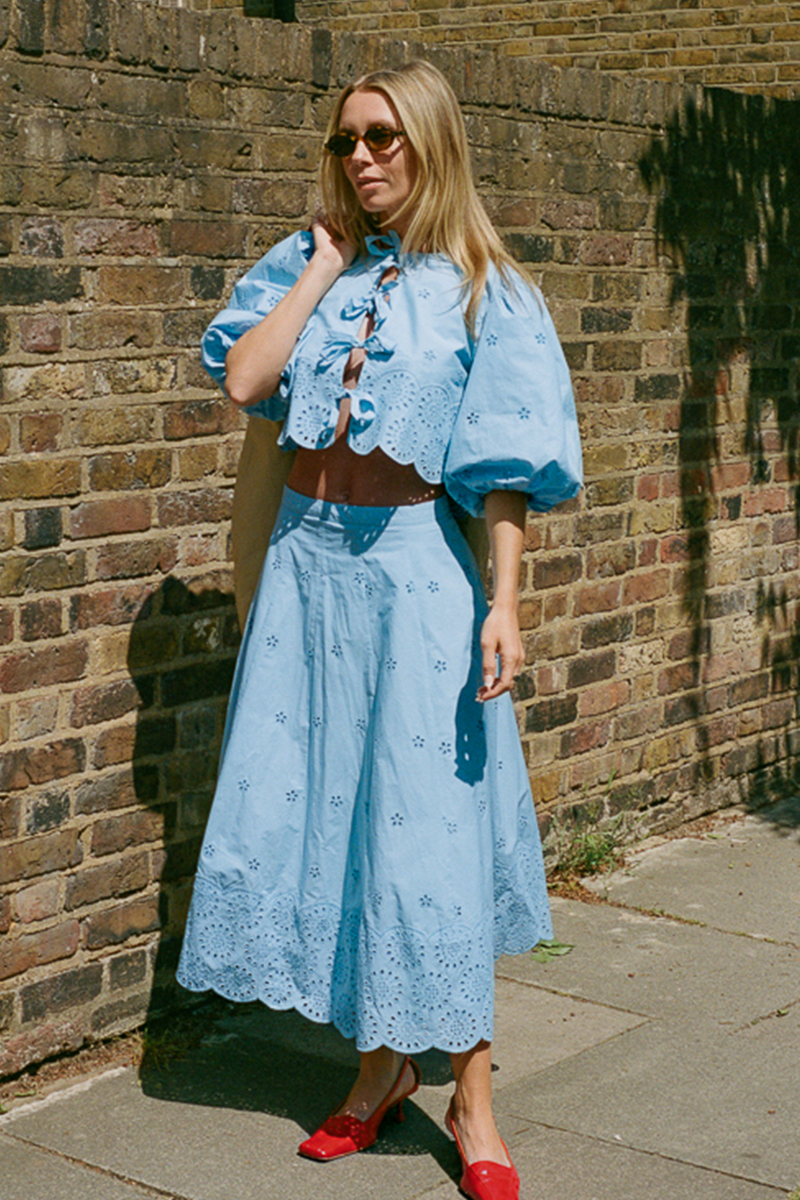 Amelia Skirt - Ciel Blue