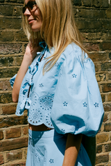 Amelia Blouse - Ciel Blue