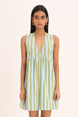 Cecile Dress - Chene Stripe