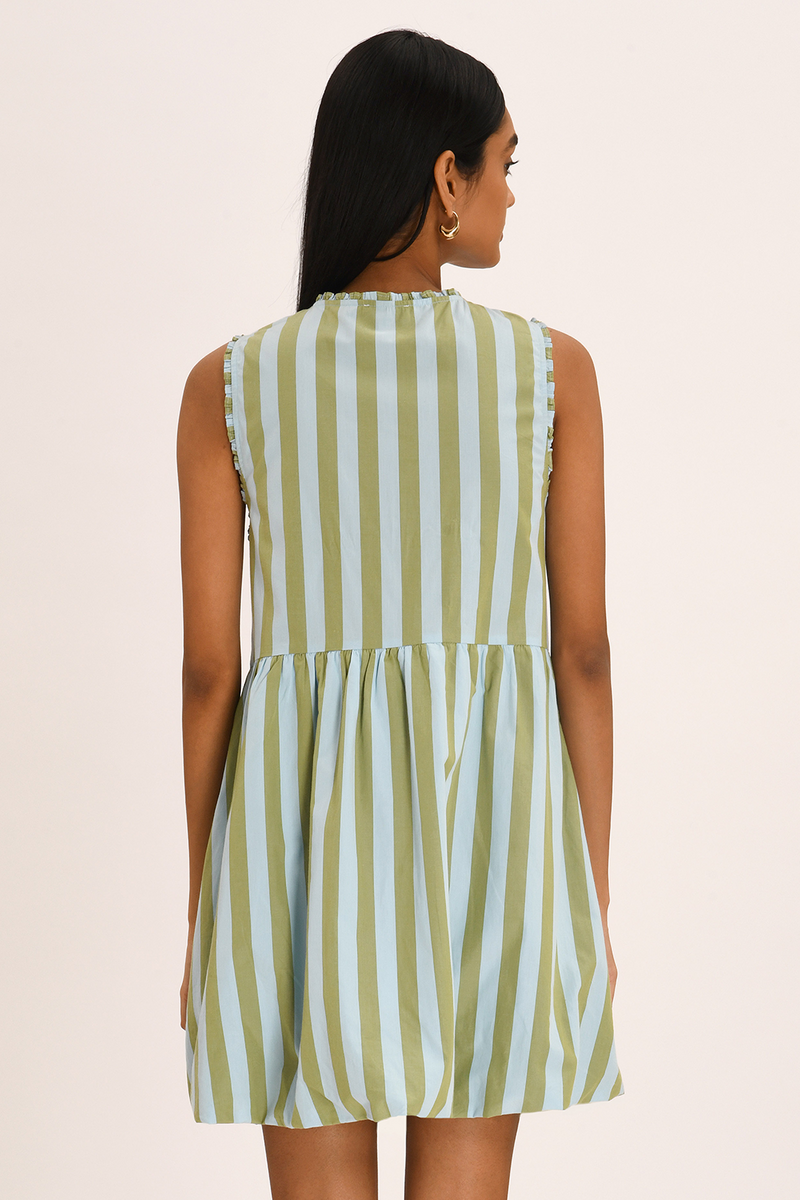 Cecile Dress - Chene Stripe