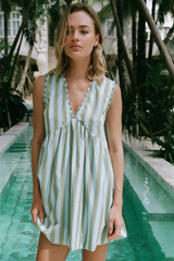 Cecile Dress - Chene Stripe