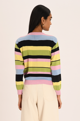 Delphine Knit - Gelato Stripe