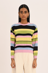 Delphine Knit - Gelato Stripe