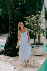 Elise Dress - Seine Stripe