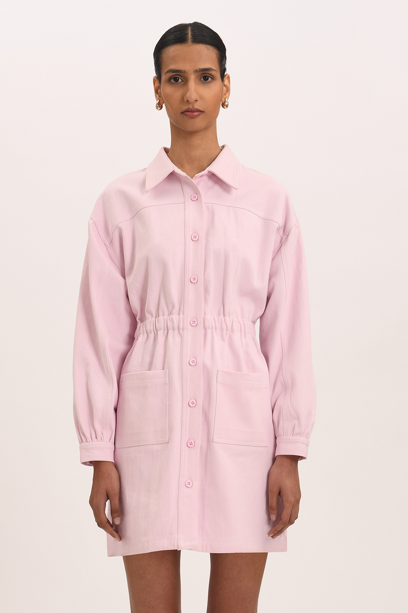 Ella Mini Dress - Blush