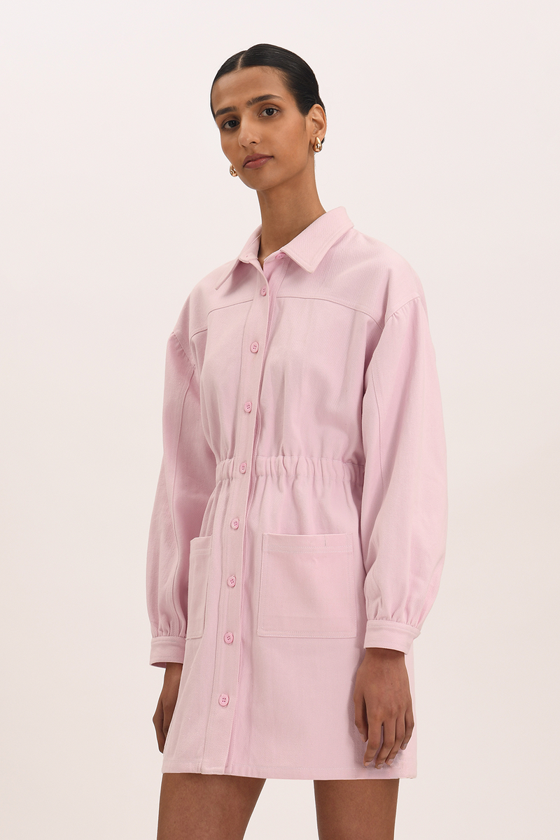 Ella Mini Dress - Blush