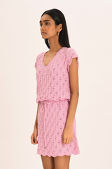 Helene Dress - Flamingo