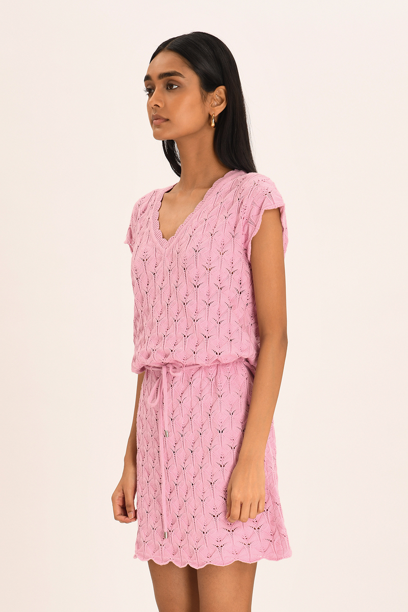 Helene Dress - Flamingo