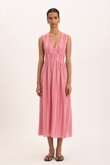 Lia Dress - Cherry Check