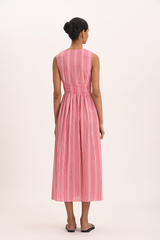 Lia Dress - Cherry Check