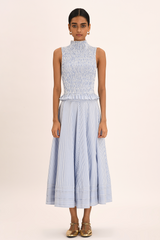 Manon Skirt - Seine Stripe