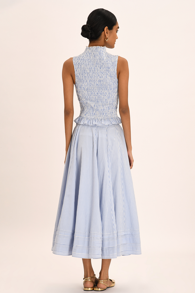 Manon Skirt - Seine Stripe