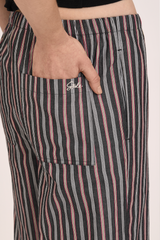 Mia Pant - Liquorice Stripe