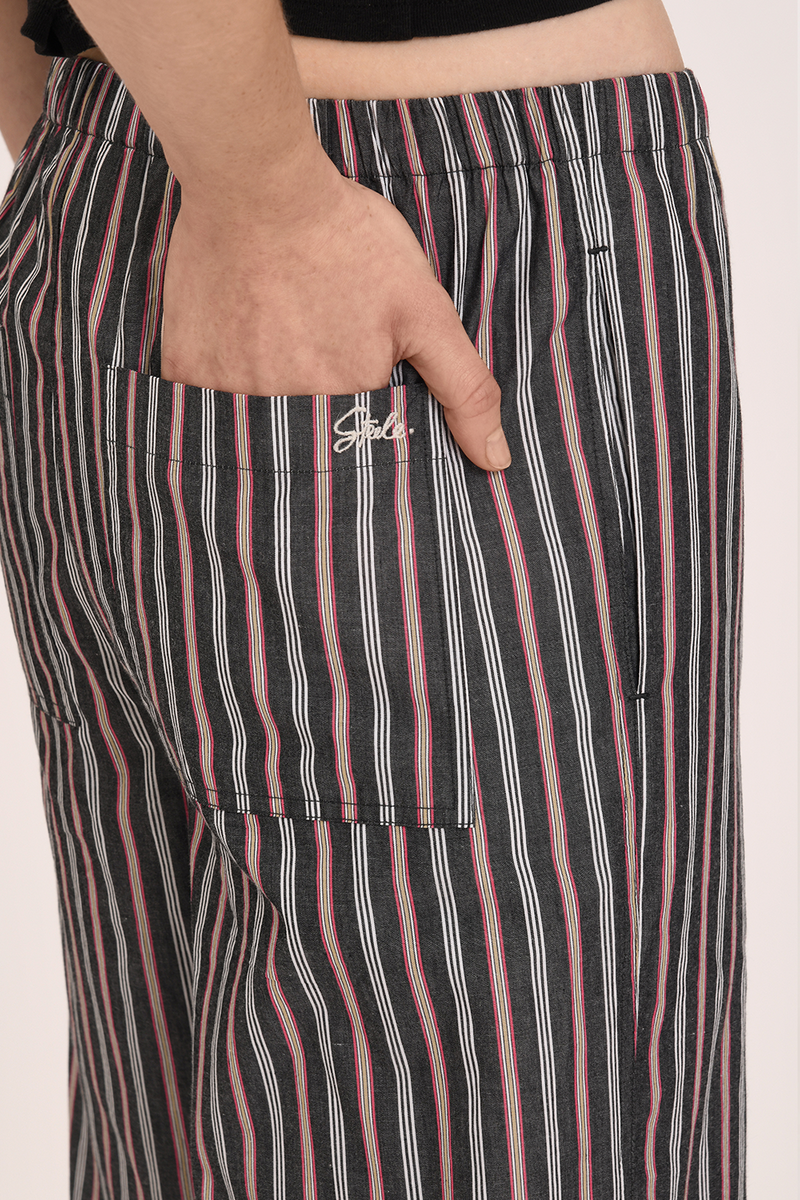 Mia Pant - Liquorice Stripe