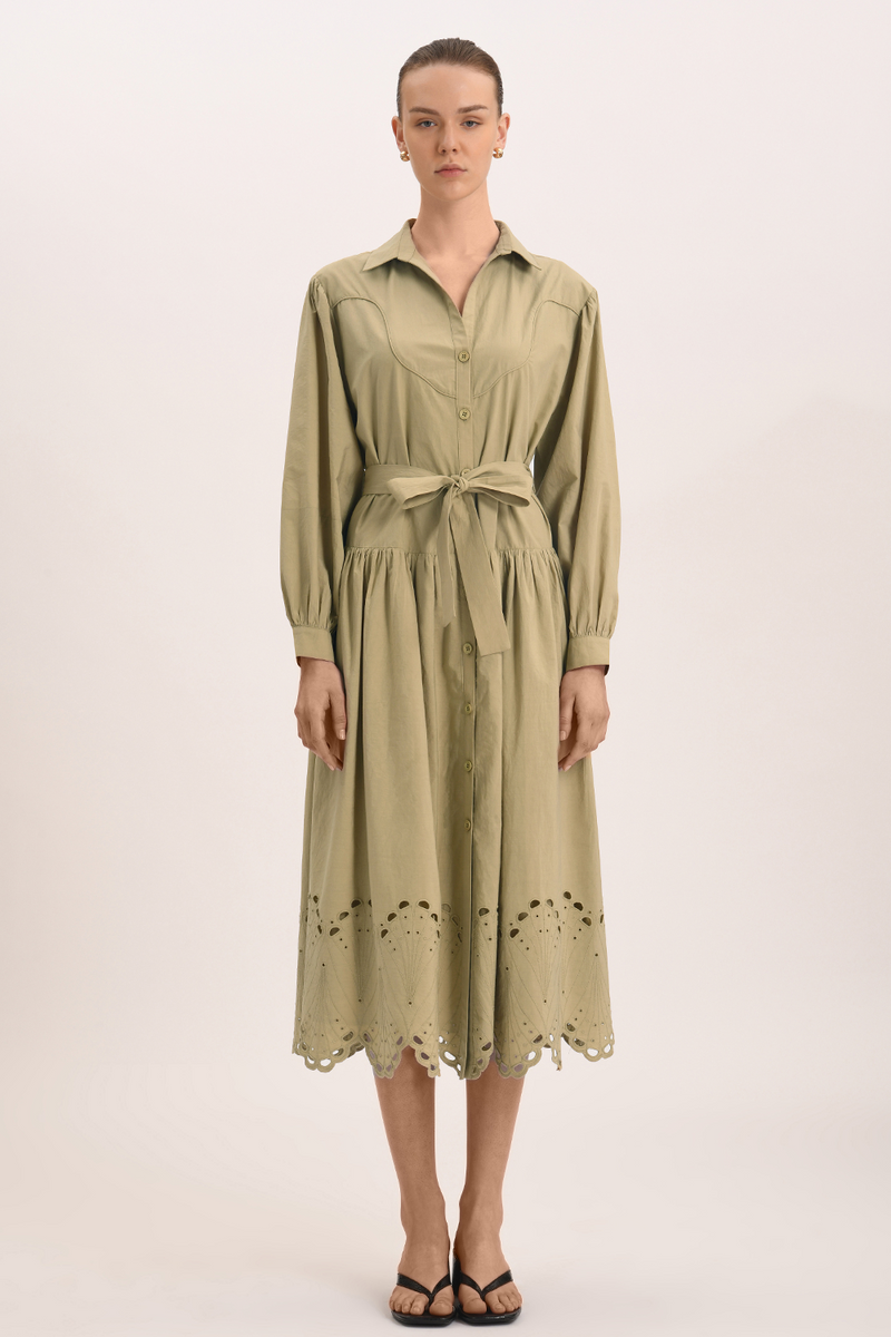 Roma Dress - Sage