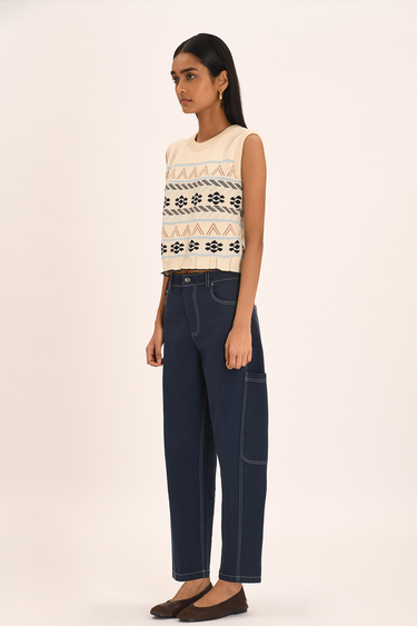 Zelie Pant - Indigo