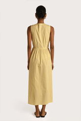 Carlita Midi Dress - Yellow - steele label