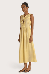 Carlita Midi Dress - Yellow - steele label