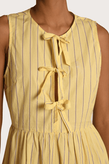 Carlita Midi Dress - Yellow - steele label