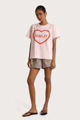 Darlin Tee - Pink - steele label