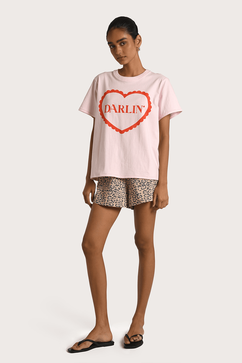 Darlin Tee - Pink - steele label