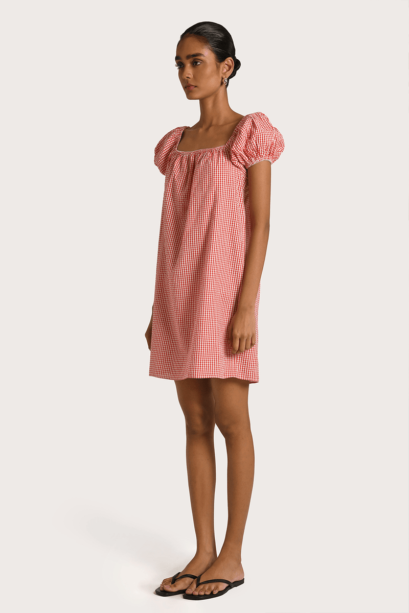 Poppy Mini Dress - Red - steele label