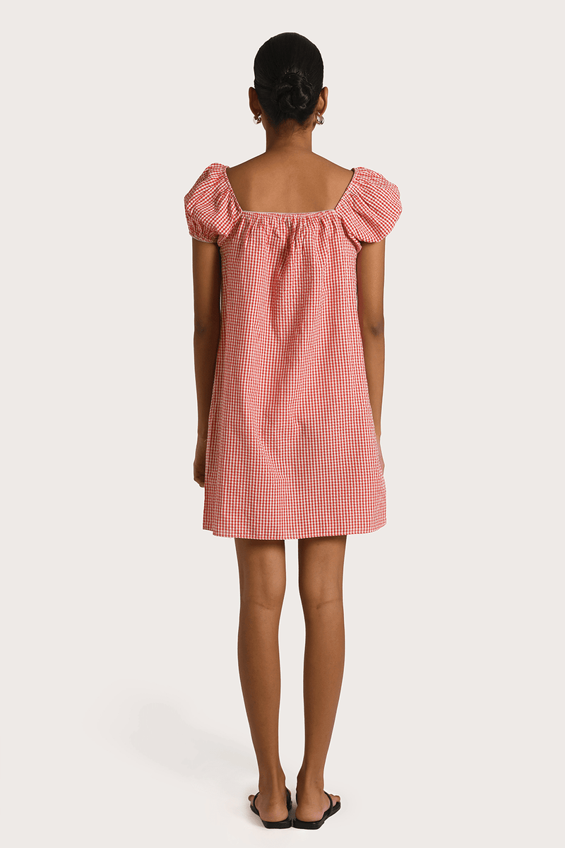 Poppy Mini Dress - Red - steele label