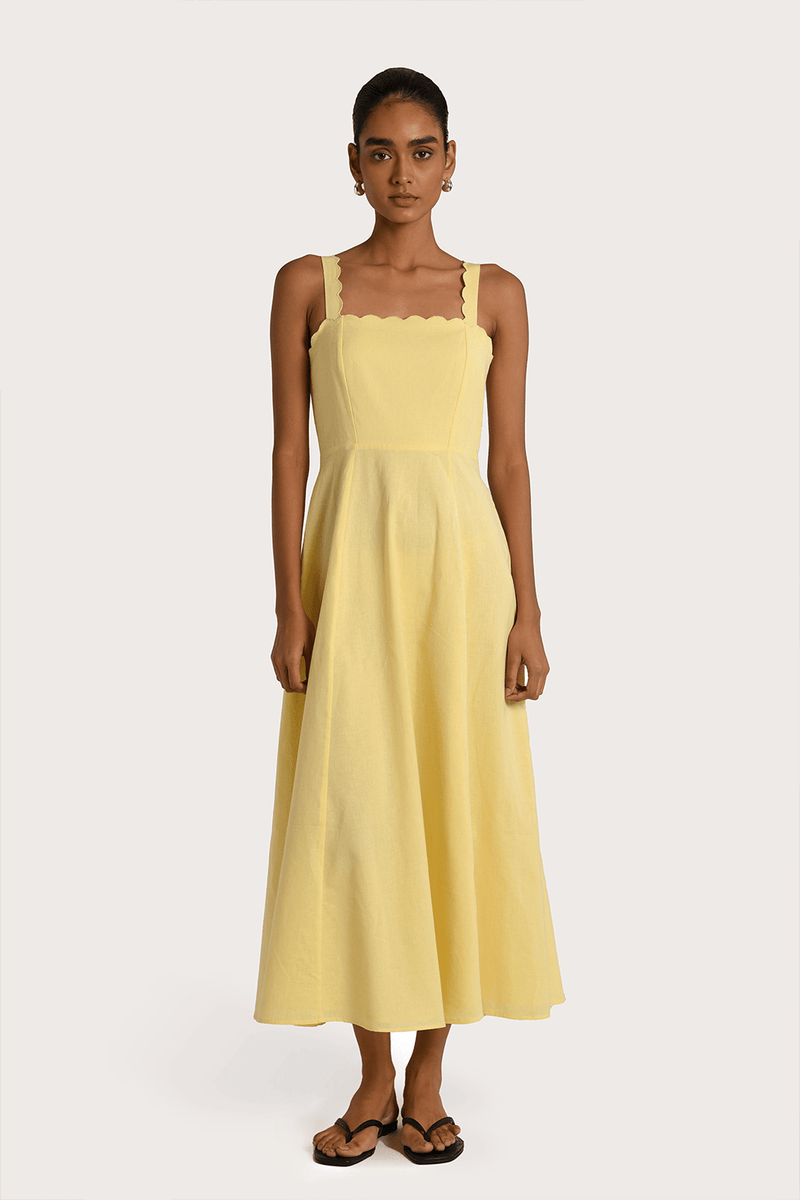 Rosa Dress - Yellow - steele label