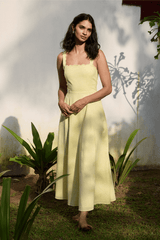 Rosa Dress - Yellow - steele label