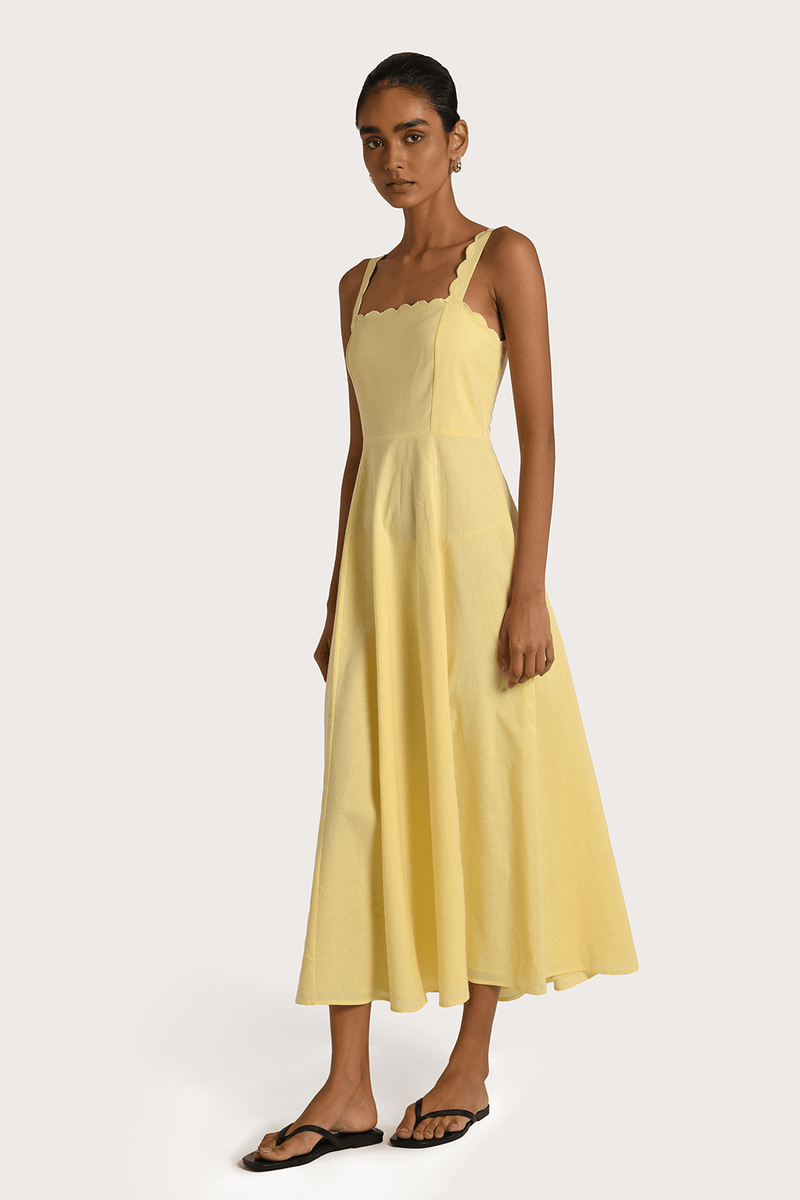 Rosa Dress - Yellow - steele label